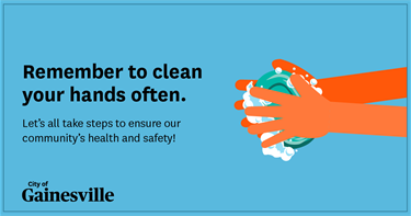 Remember to clean your hands often.