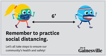 Remember to practice social distancing!