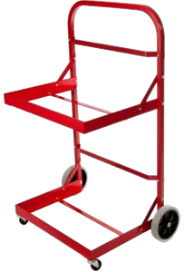 red recycle caddy