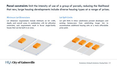 Parcel Constraints