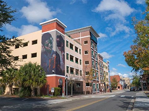 SW parking garage
