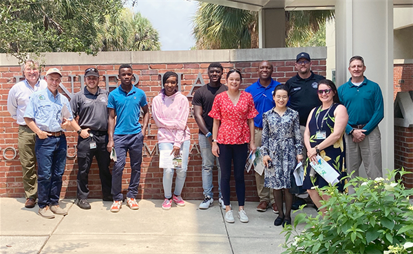 Sustainability tour group photo