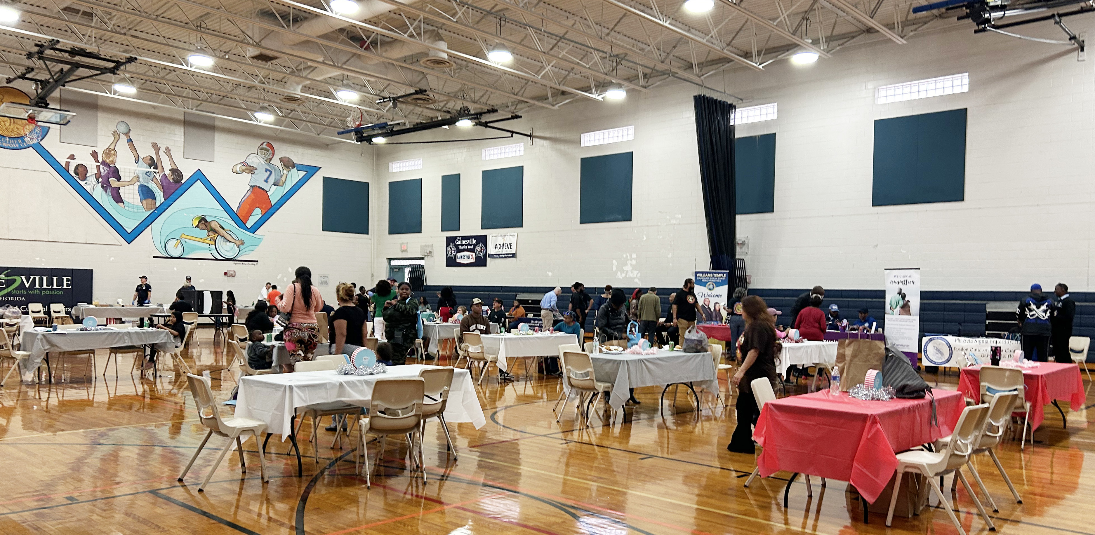 Community resource fair at MLK