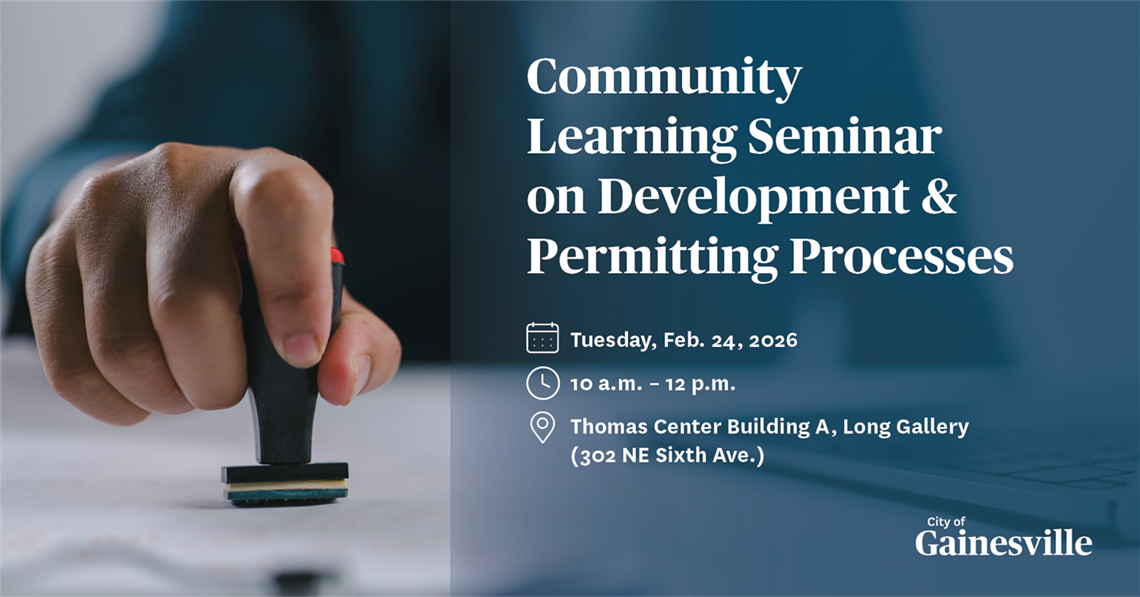 Community Learning Seminar on Development & Permitting Processes