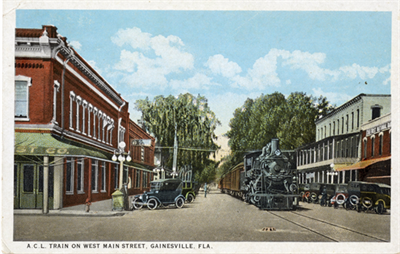 Gainesville Postcard courtesy of the Matheson History Museum