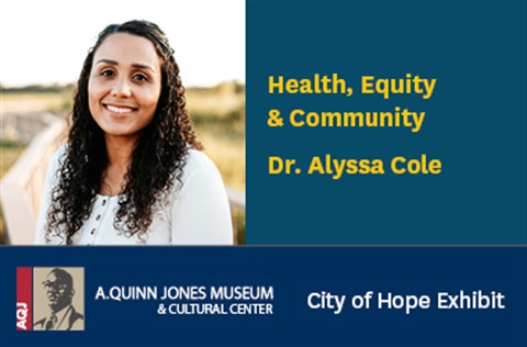 Health, Equity & Community - Dr. Alyssa Cole