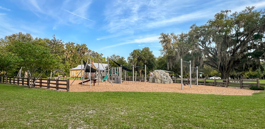 Playground at Hogtown Creek Headwaters Nature Center