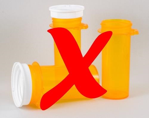 empty prescription bottles not accepted for recycling