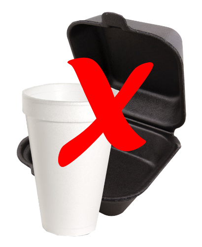foam containers banned