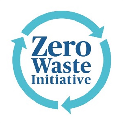 3 arrows forming a circle around the words Zero Waste Initiative