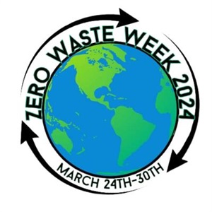 Zero Waste Week Logo 2024, March 24th to March 30th