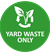 Yard waste decal